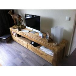 Nieuw unieke Tv/Audio meubels oud steigerhout in friesland!