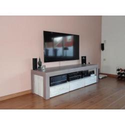 Nieuw unieke Tv/Audio meubels oud steigerhout in friesland!