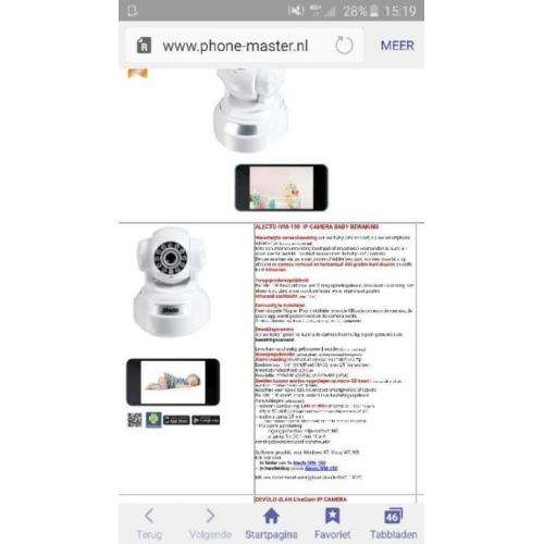 Alecto IP camera incl. voeding