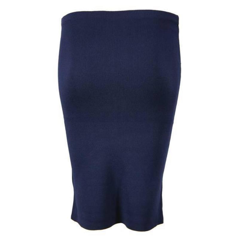 Ribbed Blue Skirt - Jurken & Rokken #70