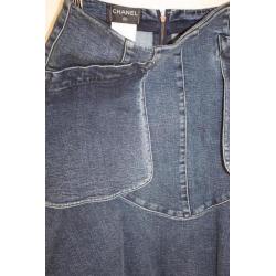 Denim skirt van Chanel! Mt 40 (nlse mt 38). Als nieuw