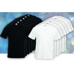 zwarte en witte T shirts tegen een scherpe prijs