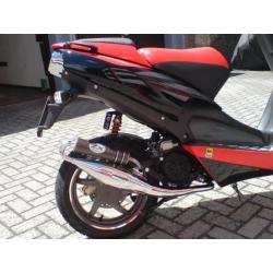 GEZOCHT Leovince ZX Chroom voor Aprilia SR