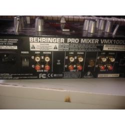 behringer vmx100usb mixer/interface ( ALLEEN OPHALEN! )