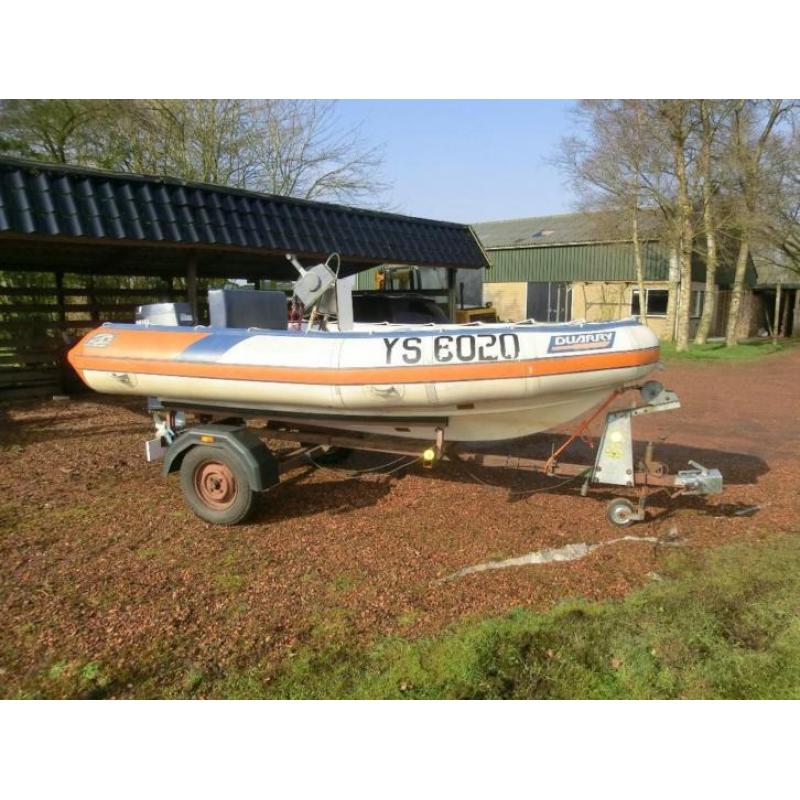 Duarry 400 rib met evt. 30 pk Yamaha autolube
