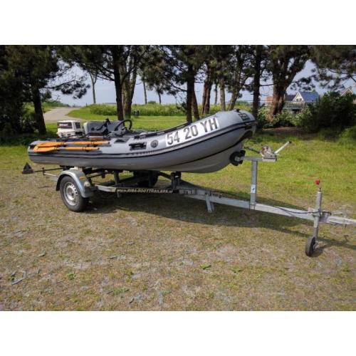 Hand gemaakte pichel bolero 380 + riba kantel trailer