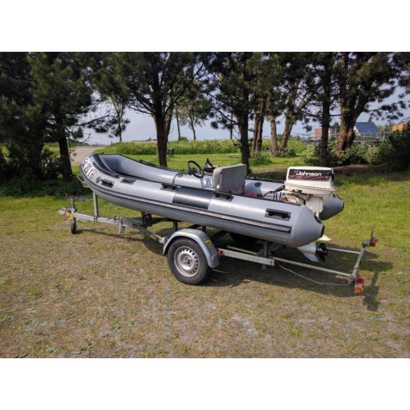 Hand gemaakte pichel bolero 380 + riba kantel trailer