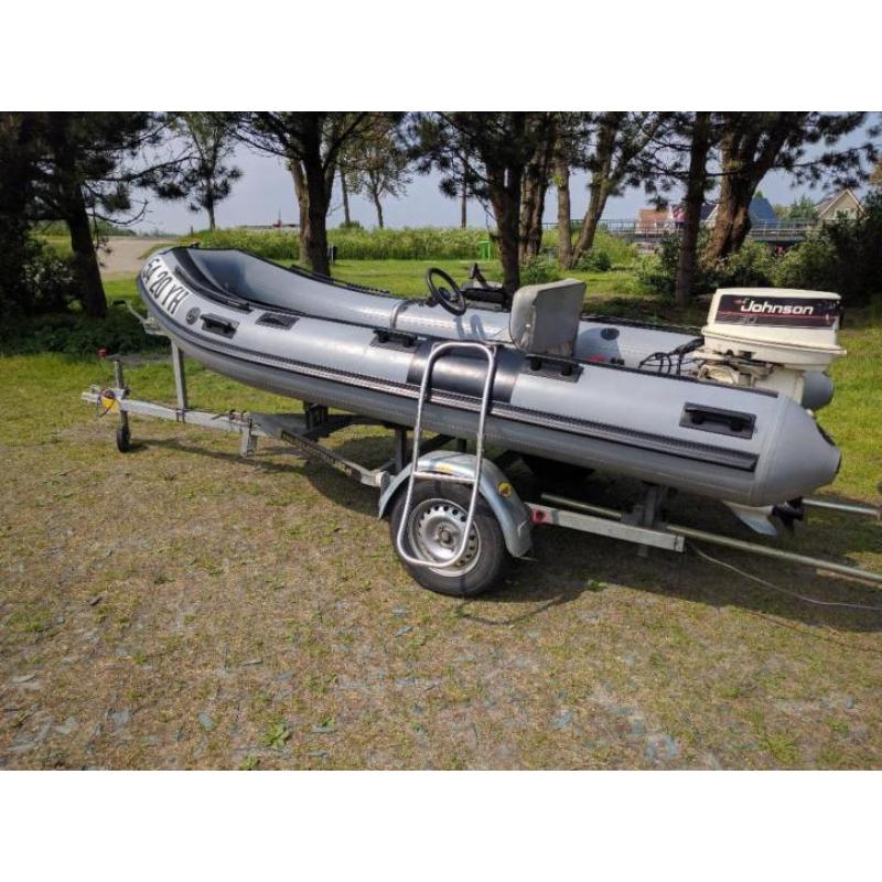 Hand gemaakte pichel bolero 380 + riba kantel trailer