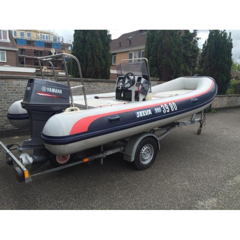 Selva 510 + 90 pk + trailer € 5450 goedkoop !!!!!!!!!