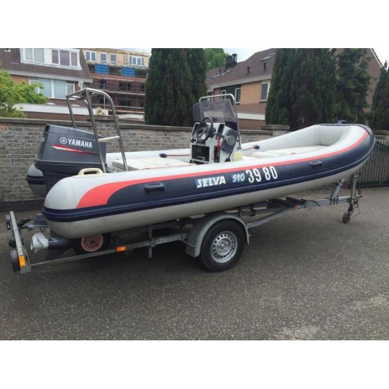 Selva 510 + 90 pk + trailer € 5450 goedkoop !!!!!!!!!