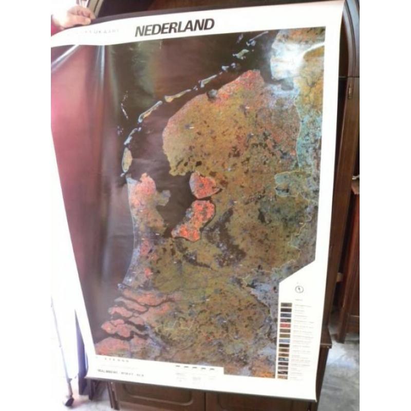 landkaart van Nederland en meer