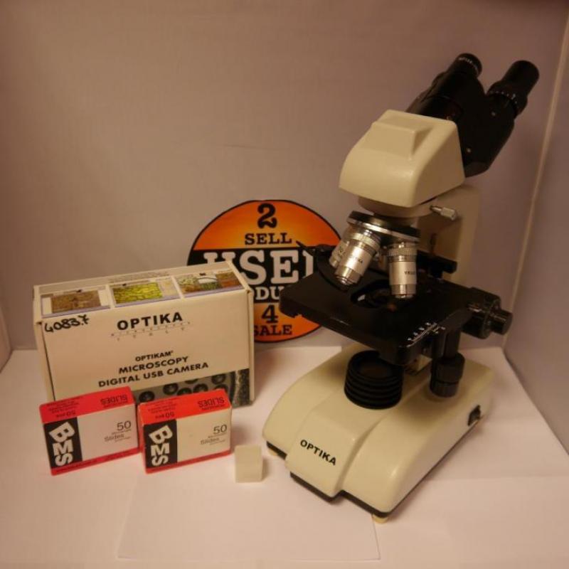 Optika B-130 Microscoop in Goede Staat