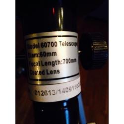 Telescoop met statief