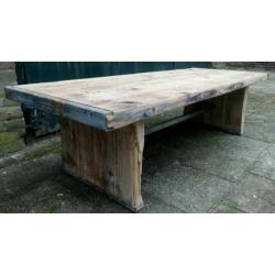 Salontafel doorleefd robuust industrieel