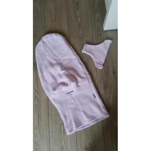 Ukje wipstoel hoes wafel roze