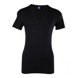 Alan Red T-Shirt Extra Diepe V-Hals Zwart - Zwart M