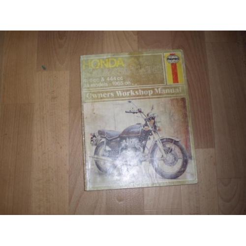 Honda 500 twin maintance boek