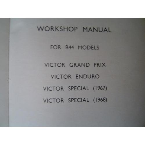 BSA B44 1966 67 68 VICTOR series Enduro Grand Prix Special
