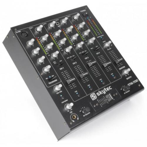 SkyTec STM-7010 Mixer 4-Kanaals DJ Mixer USB