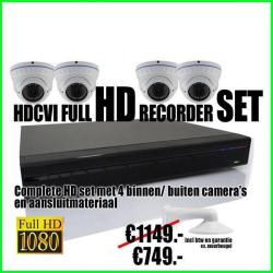 HDCVI 1080P camerabewaking set, nieuwste model 2016