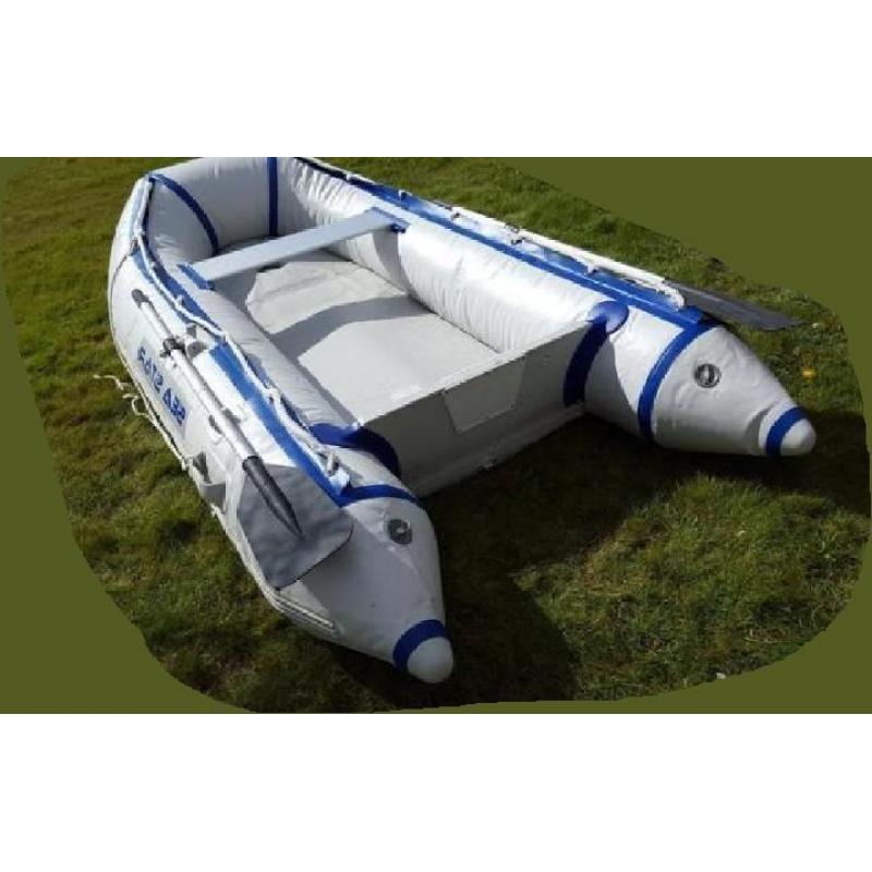 Seastar rubberboot met Yamaha 4 pk Langstaart