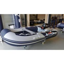 Op voorraad !! KORTING op Rubberboot + Mercury Motor.