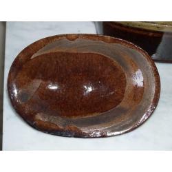 Oude Franse paté schaal *landelijk * brocante *