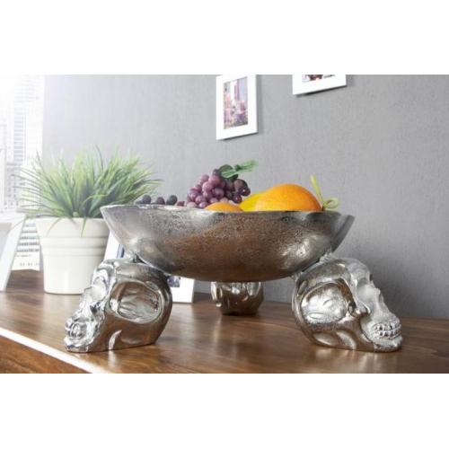 Decoratie Fruitschaal zilver 35cm - 22917