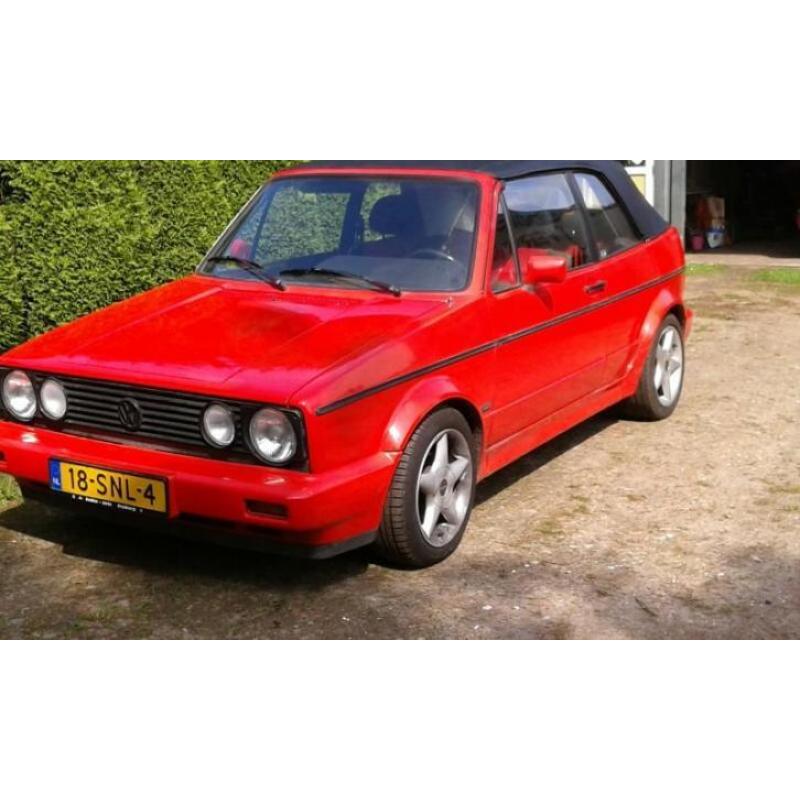 Mooie zeer zuinige golf1 Cabriolet turbo diesel