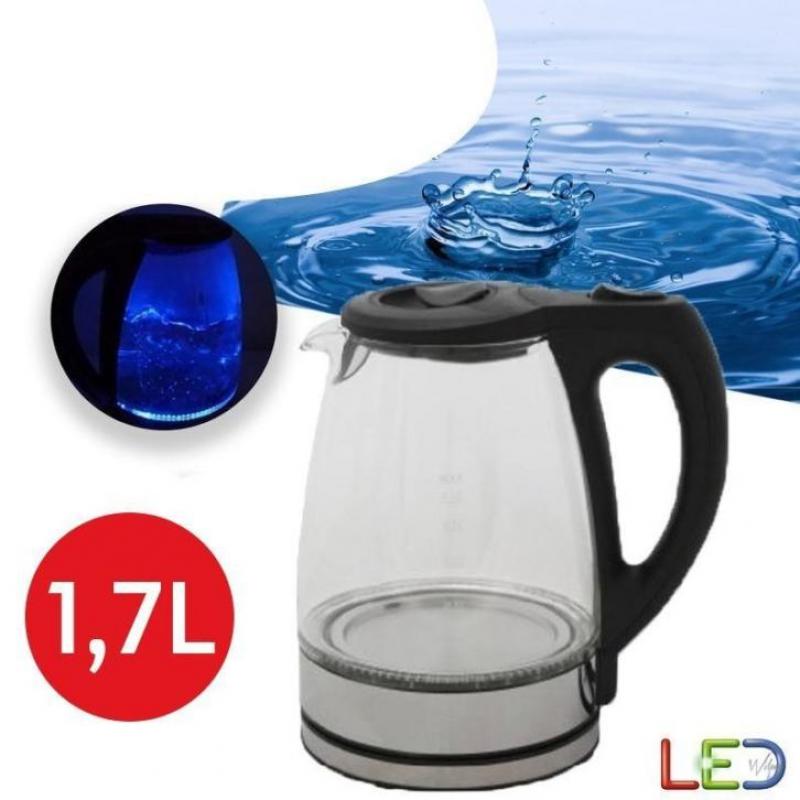 Glazen LED Waterkoker 1.7L Kynast