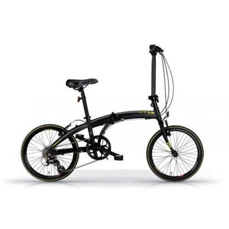 VOUWFIETS Snap 20 inch Altus 7 speed mat Zwart ioo