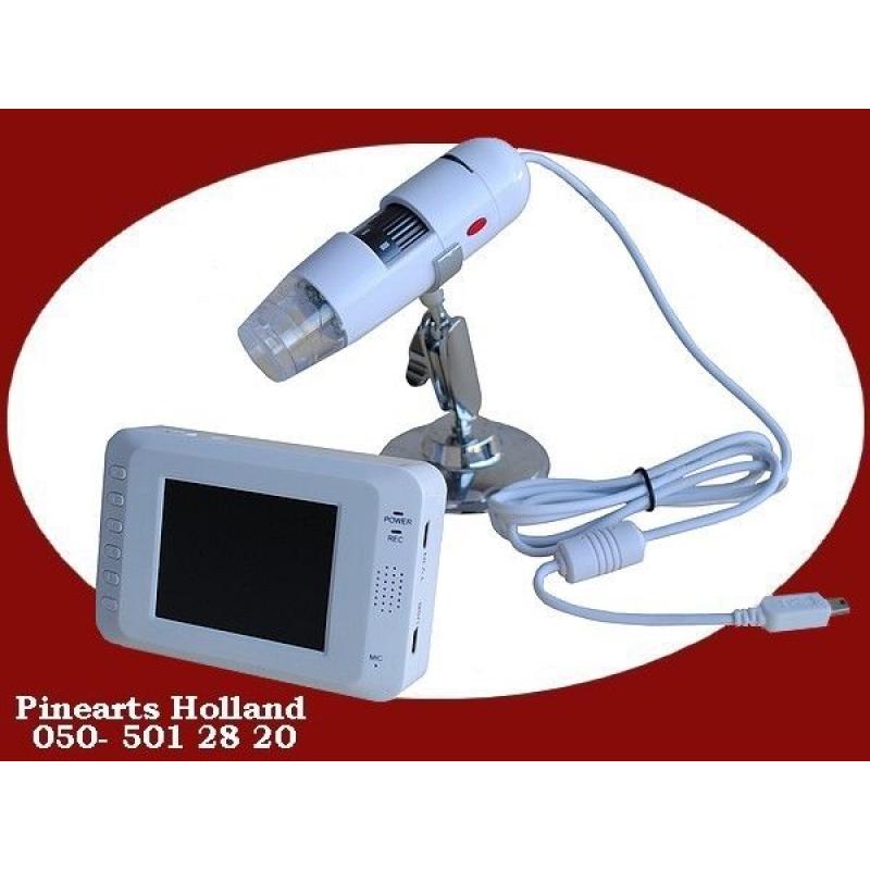 Microscoopcamera + SD Recorder + Monitor --- € 149,- !