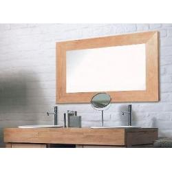 Teak badkamer spiegel 90 x 133 cm LA0025
