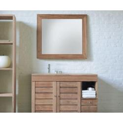 Teak badkamer spiegel 90 x 90 cm LA0022