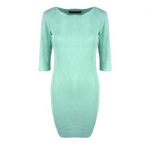 Suede Dress Mint Green - Jurken & Rokken