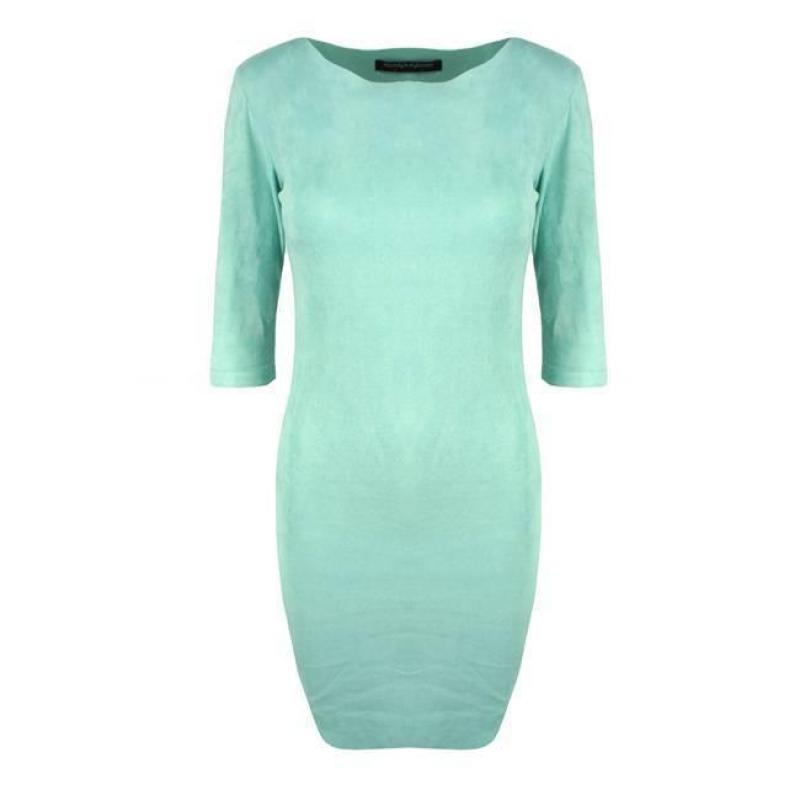 Suede Dress Mint Green - Jurken & Rokken