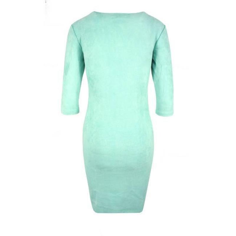 Suede Dress Mint Green - Jurken & Rokken
