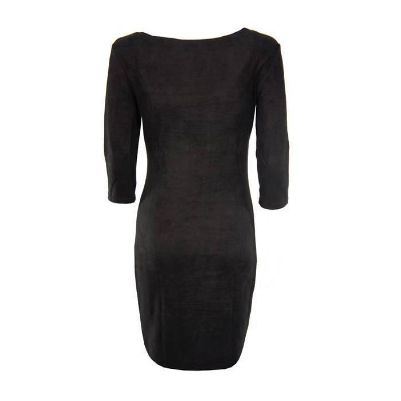 Suede Dress Black - Jurken & Rokken