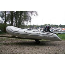Rubberboot Quicksilver + Suzuki motor 6 pk