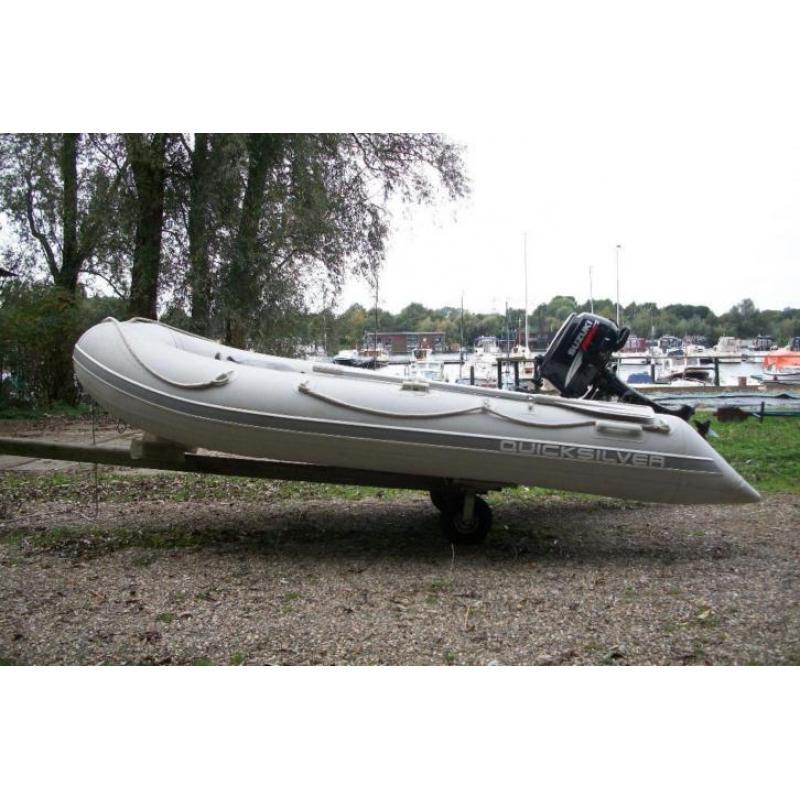 Rubberboot Quicksilver + Suzuki motor 6 pk