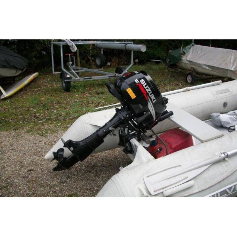Rubberboot Quicksilver + Suzuki motor 6 pk