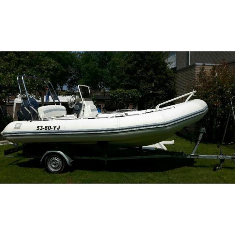 TE KOOP zodiac jacht line 4.80 deluxe