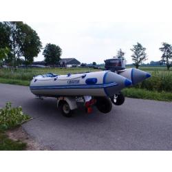 Talamex 350 rubberboot incl. Yamaha 5 pk en trailer