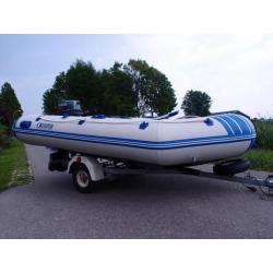 Talamex 350 rubberboot incl. Yamaha 5 pk en trailer