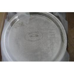 Silver plated serveerschaal van L.I. Kingsville