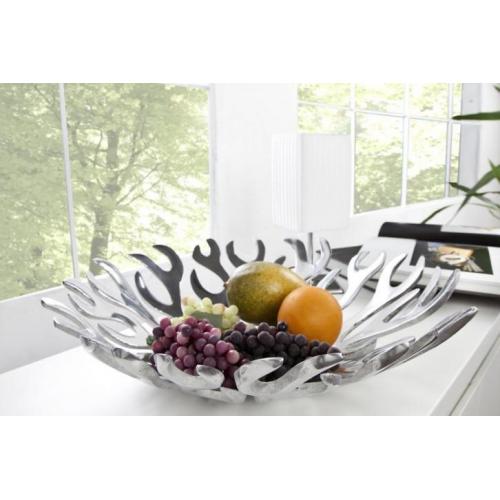 Decoratie Fruitschaal flame 45cm - 21704