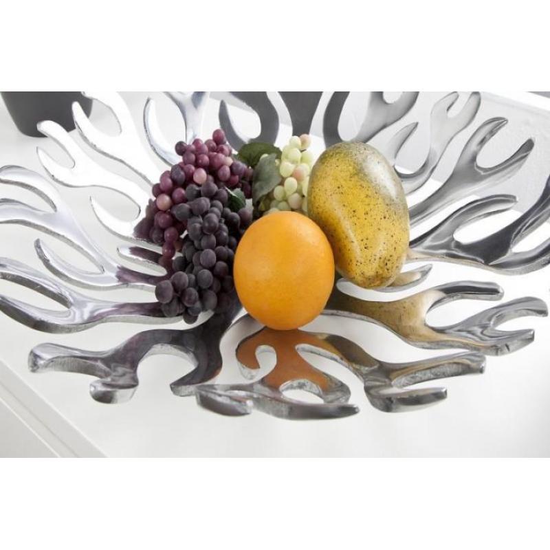 Decoratie Fruitschaal flame 45cm - 21704