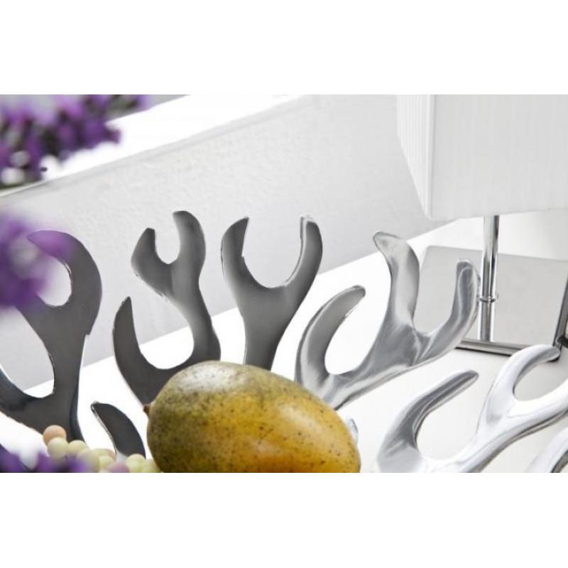 Decoratie Fruitschaal flame 45cm - 21704