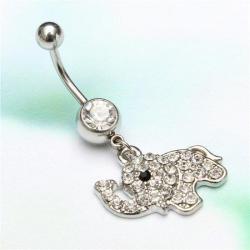 Olifant navelpiercing