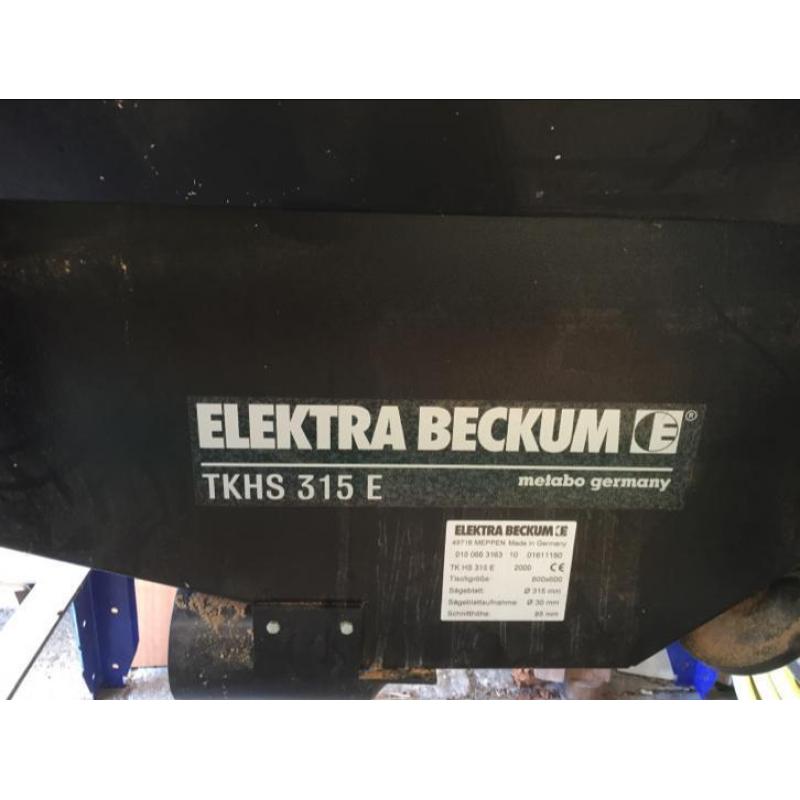 Zaag machine elektra beckum / metabo type tkhs 315 e